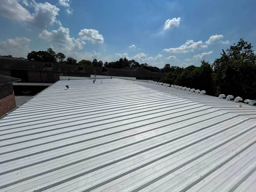 metal roof coating - commercial roofing
